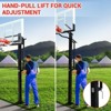 Outdoor Basketball Hoop, Basketball Hoop System - 55" Tempered Glass Backboard, 8-10Ft Height Adjustment, In-Ground Pro Goal for Driveway/Backyard - 4 of 4