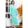 ADR Women's Long Robe, Fleece Plush Robe Woman, Cozy Regular & Plus Size Women's Bath Robe - 2 of 4