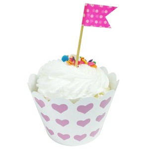 Wrapables Standard Size Chevron Cupcake Wrappers - 1 of 4