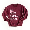 Simply Sage Market Eat Sleep Baseball Repeat Sweatshirt - 2 of 4