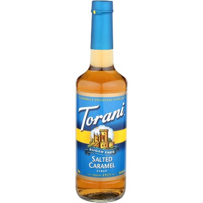 Torani Sugar Free Salted Caramel Syrup - Case Of 12 - 25.4 Fl Oz : Target