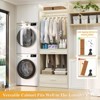 Aheaplus Closet System Organizer with Hanging Area, Freestanding Wooden Closet with Drawers - 3 of 4