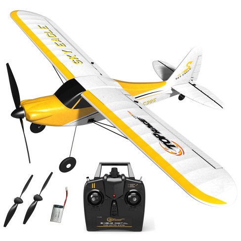 Top Race Tr-c385 Rc Plane: 4 Channel Remote Control Airplane For Stunt  Flying! : Target