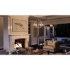 Urban Ambiance Luxury Modern Farmhouse Chandelier,  24-3/4"H x 22"W,  Brushed Nickel Finish, UHP2375 - 2 of 4