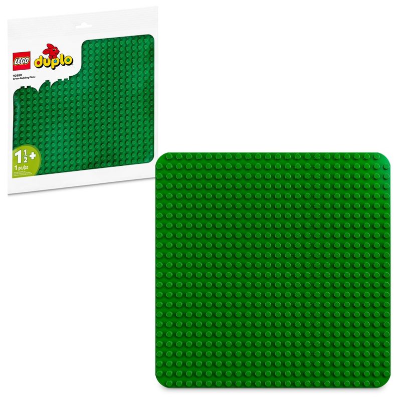 LEGO DUPLO Green Building Base Plate Board 10980, 1 of 9