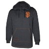 MLB San Francisco Giants Men's Henley Hooded Jersey - image 2 of 3