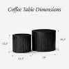 Maven Lane Austin Wooden Nesting Tables - 2 of 4