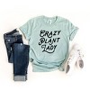 Simply Sage Market Women's Crazy Plant Lady Cursive Short Sleeve Graphic Tee - 3 of 3