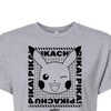 Women's - Pokémon - Pikachu Wink Face Cropped Graphic T-Shirt - 2 of 4