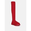 Loro Stretch Knit Knee High Boots - 3 of 4
