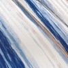 Sapphtopaz 6-Piece Watercolor Coastal Stripe Reversible Quilt Set, Printed Sheet Set with Throw Pillows, Sheets Bed Set for Women, Men, Kids & Teens - 2 of 4