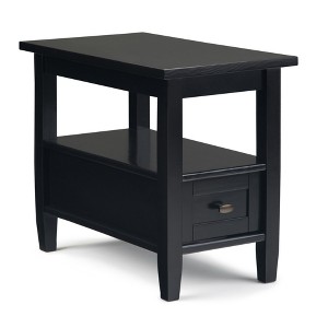 NicBex Occasional Table Classic Lattice Ends & Bottom Shelf, Affordable Side Table for Living Room - 1 of 4