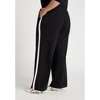 ELOQUII Women's Plus Size Track Pant With Side Stripe - image 3 of 4