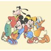 Men's Mickey & Friends Colorful Group Shot Distressed T-Shirt - 2 of 4
