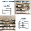 60" Heavy Duty 5-Tier Metal Wire Shelving Unit – Adjustable L-Shaped Storage Rack with Leveling Feet, 1325 lb Capacity for Garage, Pantry & Kitchen - 2 of 4