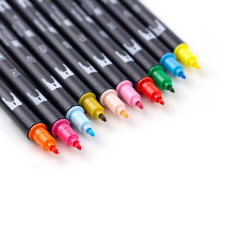 Tombow 10ct Dual Brush Pen Art Markers - Celebration, 5 of 10