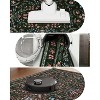 Washable Area Rug, Boho Floral Soft Rugs for Living Room, Non Slip Low Pile Carpet for Bedroom, Dining Room, Nursery, Hallway - 3 of 4