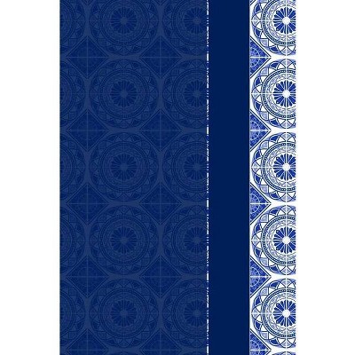 (Revised) Fancy Blue Print Password Notebook - by  Katrina N Hunter (Paperback)