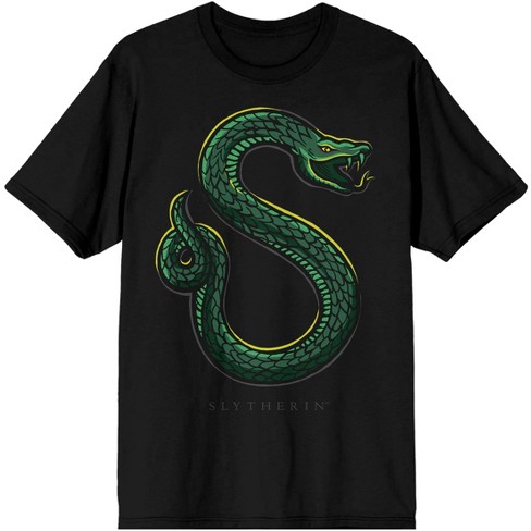 Harry Potter Slytherin Two Puff Ink Men's Black Tee-6xl : Target