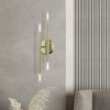 Livex Lighting Soho 4 - Light Wall Light in  Antique Brass - 3 of 4