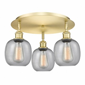 Belfast - 3 Light Flush Mount In Industrial Style-9.5 Inches Tall and 17.75 Inches Wide - 1 of 1