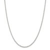 Black Bow Jewelry 2.8mm, Sterling Silver Solid Open Curb Chain Necklace - 3 of 4