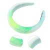 Unique Bargains Women's Elegant Tie-dye Colored Hairband 6.69"x6.1" Green 1 Pc - 3 of 3
