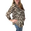 Women's Leopard Babydoll Gabby Tunic Top - honeyme - 2 of 2