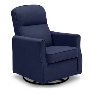 Delta Children Clair Slim Nursery Glider Swivel Rocker Chair Navy Target