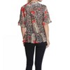 Women's Print Peplum Top - Multiples - 3 of 4