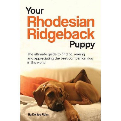 Your Rhodesian Ridgeback Puppy - by  Denise Flaim (Paperback)