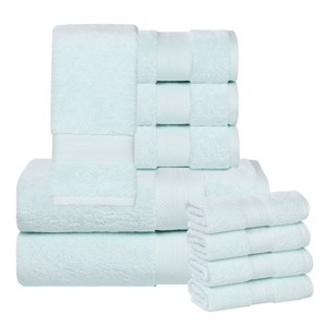 Luxury Cotton Heavyweight Solid Plush Towel Set by Blue Nile Mills - 1 of 4