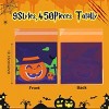 450 Pcs Halloween Cellophane Treat Bags Self-sealing Clear Candy Cookie Bags Pumpkin Ghost Black Cat Skull Trick or Treat Bags for Halloween Birthday - 3 of 4