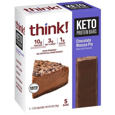 think! KETO Protein Bars Chocolate Mousse Pie 6 oz