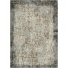 Coolmee Soft Contemporary Abstract Throw Rug Stain Resistant Washable Farmhouse Floor Cover for Living Room Playroom Nursery - 2 of 4