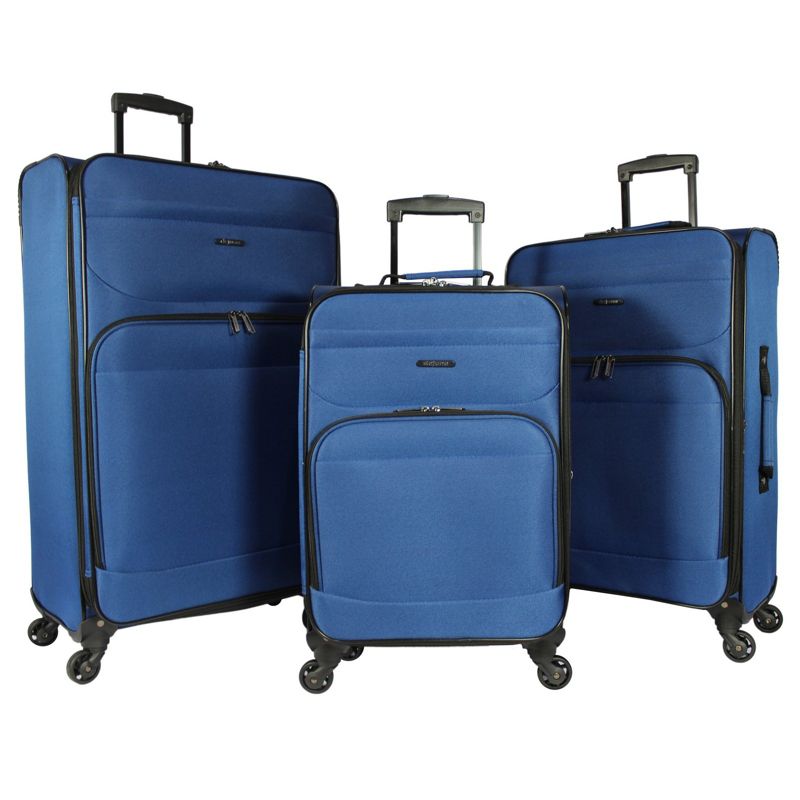 Dejuno Lisbon 3-Piece Lightweight Expandable Spinner Luggage Set, 1 of 3