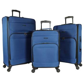 Dejuno Lisbon 3-Piece Lightweight Expandable Spinner Luggage Set