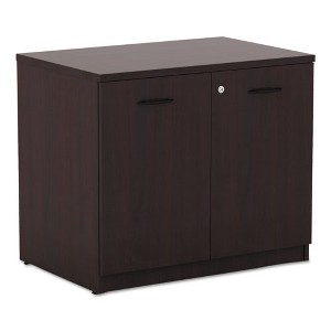 Alera Alera Valencia Series Storage Cabinet, 34.13w x 22.78d x 29.5h, Mahogany - 1 of 3