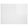 vidaXL Coffee Table High gloss white Engineered wood 31.5 x 21.9 x 16.3 in - 4 of 4