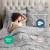 Nestl 9 Piece Comforter Set, Pinch Pleated Bedding Set, Bed in a Bag, Comforter Set with Down Alternative Pillows - 4 of 4