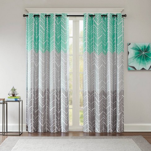 50"x84" Amanda Printed Blackout Window Curtain Panel - image 1 of 4