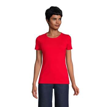 Short Sleeve V-Neck In Cloud Blue - Shirts For Tall Women – American Tall