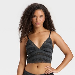 Women's Bubble Lace Cropped Cami - Wild Fable™ - 1 of 4