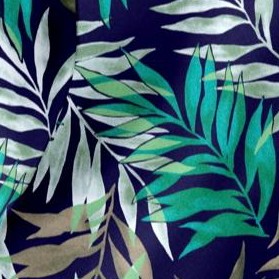 aqua tropical fern