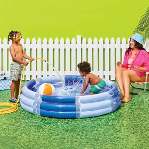 Lawn Chair USA Folding Aluminum Beach Webbed Chair - 1 of 4
