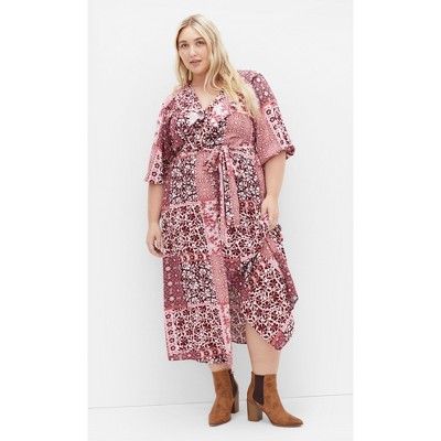 Women's Plus Size Dahlia Maxi Dress - amethyst | CITY CHIC