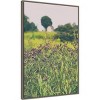 Amanti Art 23"x33" Roadside Flowers by Aledanda Framed Canvas Wall Art Print : Modern Botanical Lithograph, Polystyrene Frame - 2 of 4