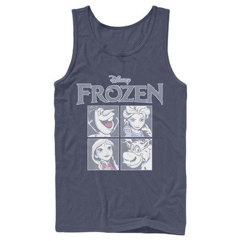 Men's Frozen Character Squares Tank Top - image 1 of 3