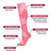 Memoi Women's Ultra Tech Performance Knee High Nylon Blend Moderate Compression Socks - 3 of 3