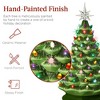 Best Choice Products 18in Ceramic Christmas Tree, Pre-lit Hand-Painted Holiday Decor w/ 93 Lights - 2 of 4
